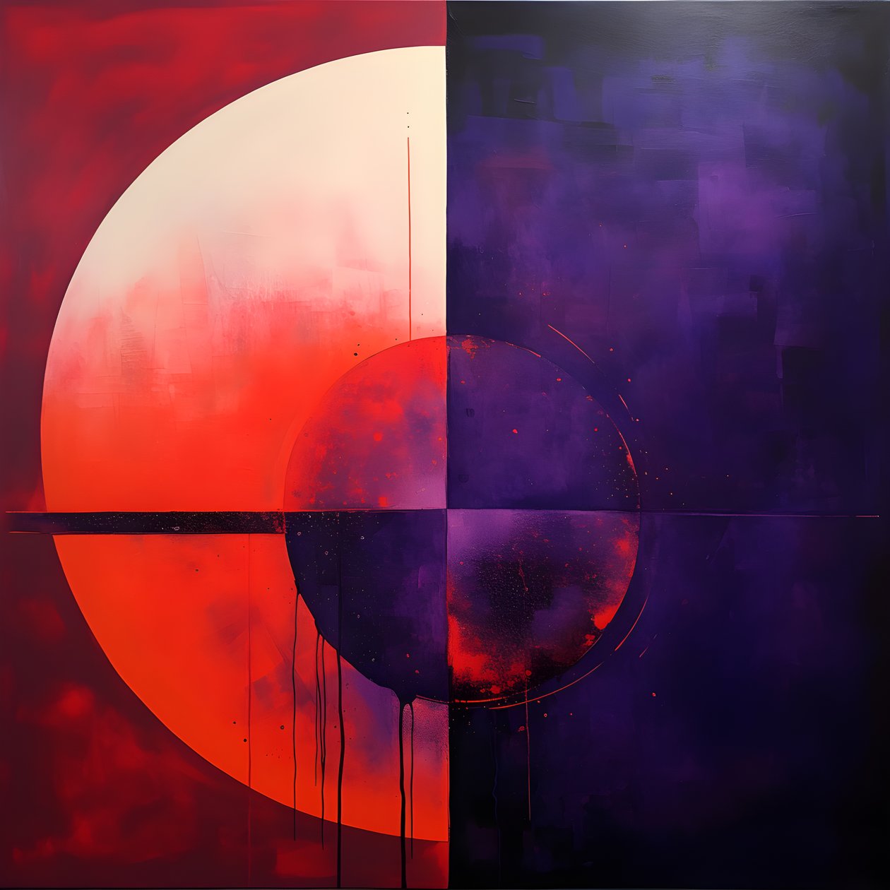 Peinture abstraite d