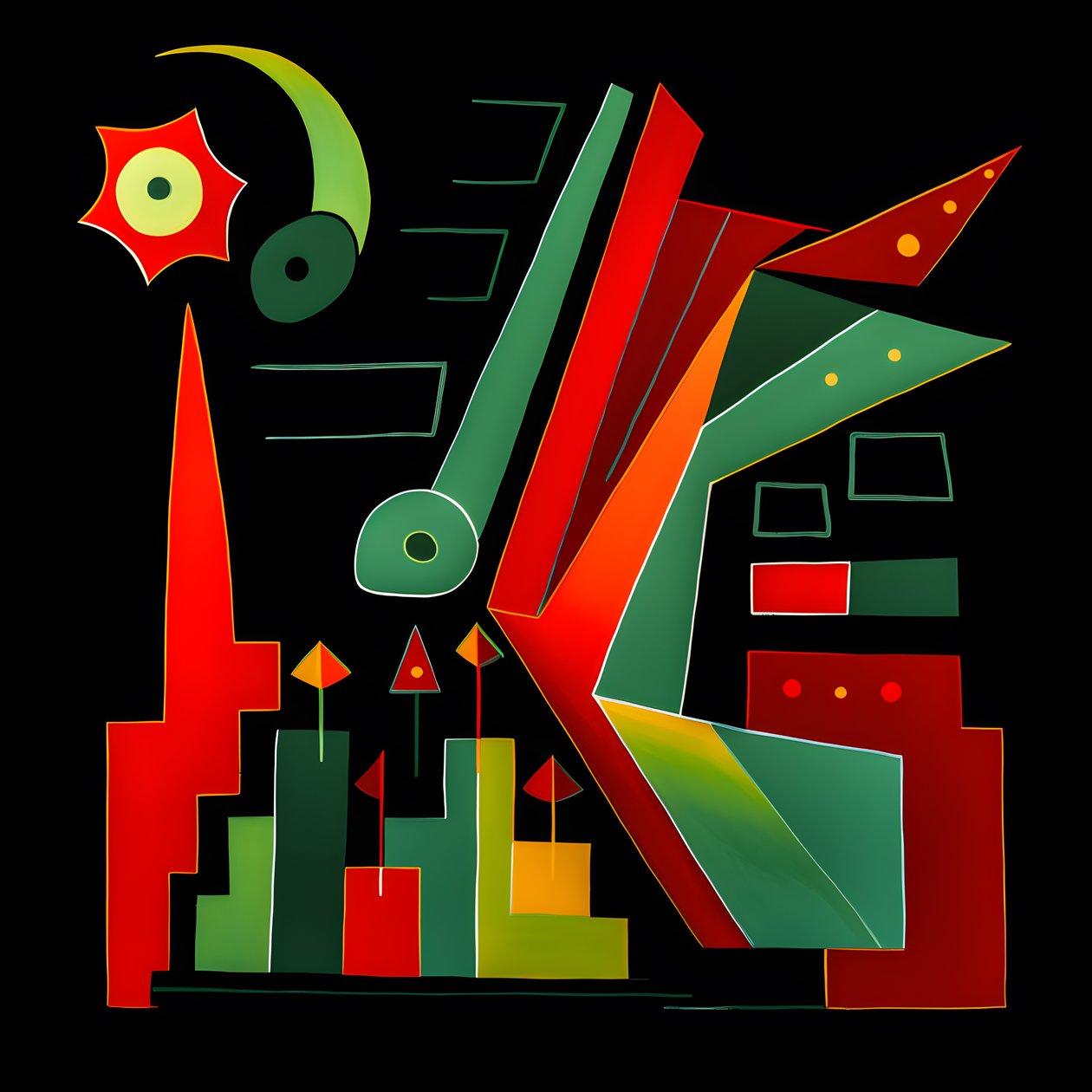 Une tendance boursière dans le style de Picasso 2 - Kurt Heppke