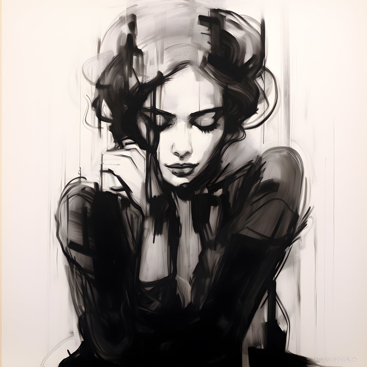 Esquisse expressionniste 1 - Kurt Heppke