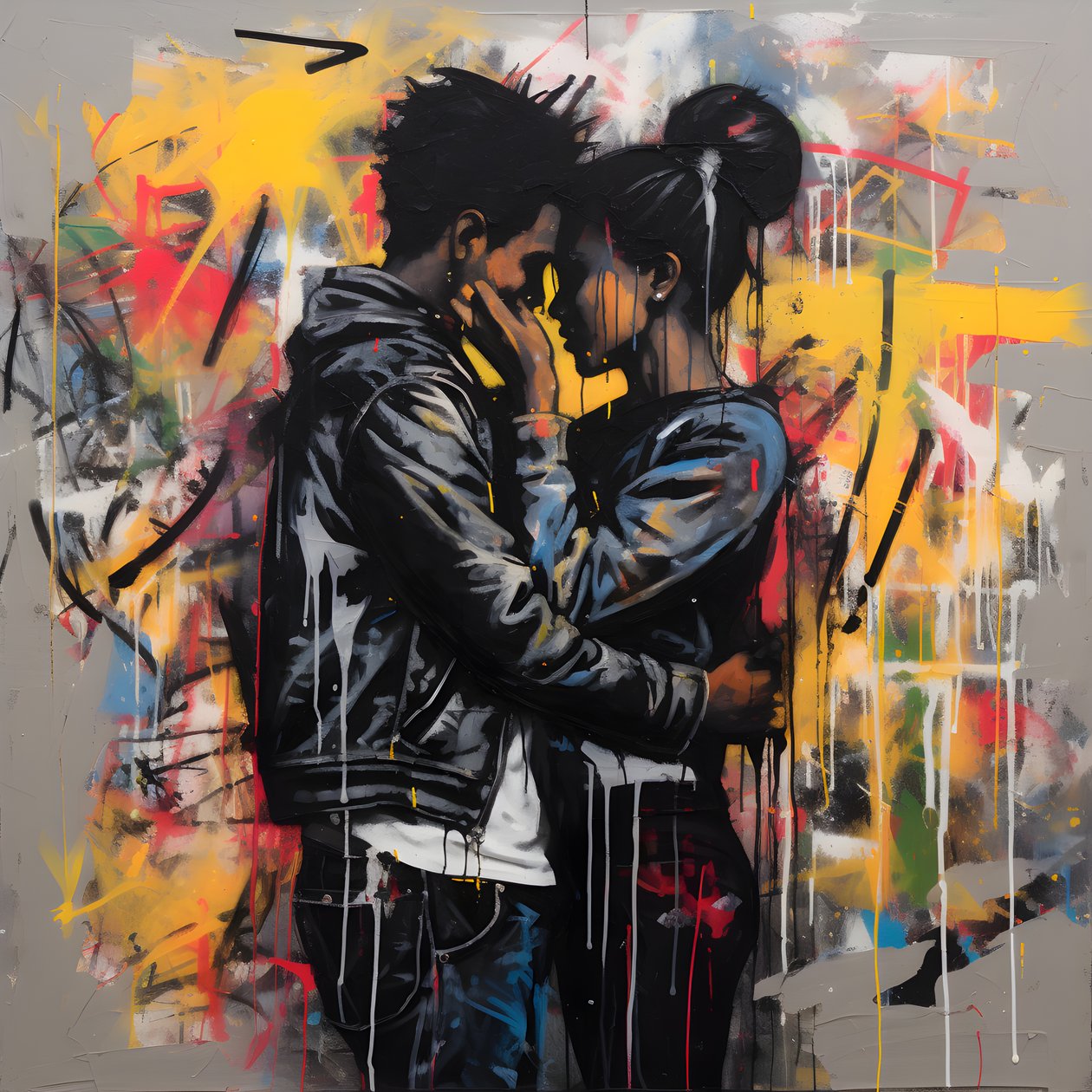 un homme et une femme s