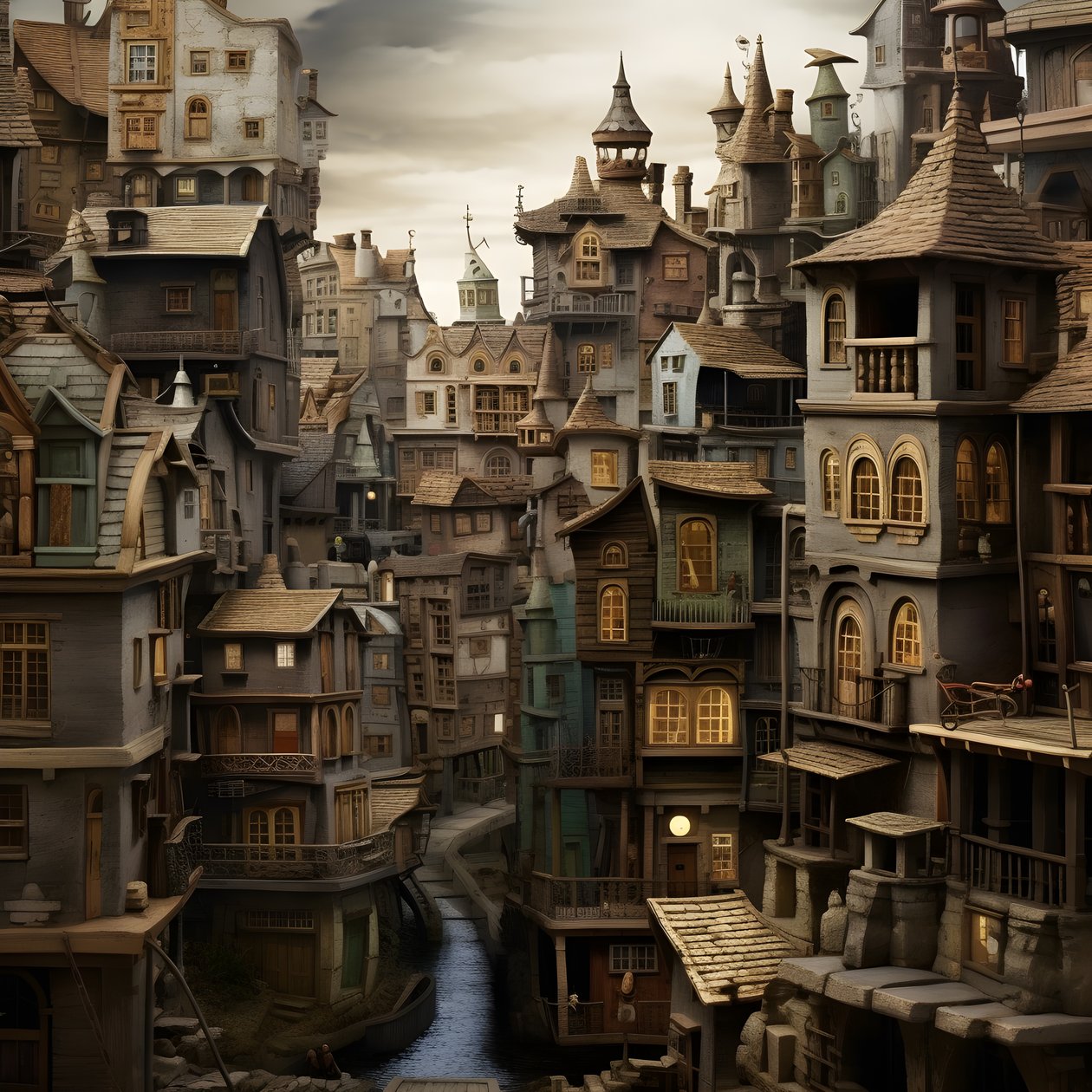 une ville de maisons couchées 2 - Kurt Heppke