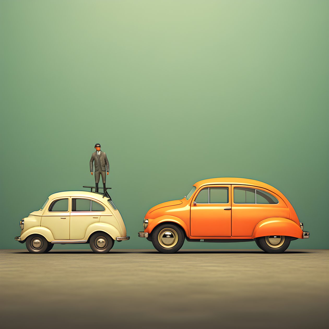 une grande et une petite voiture 2 - Kurt Heppke