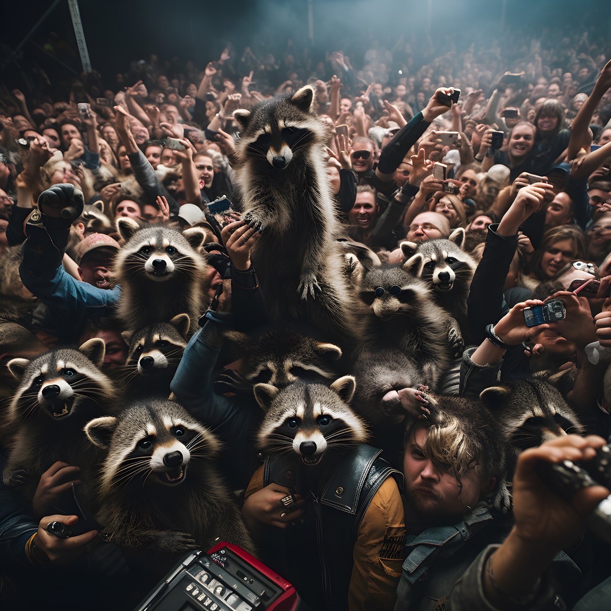 une horde de ratons laveurs à un concert de rock 4 - Kurt Heppke