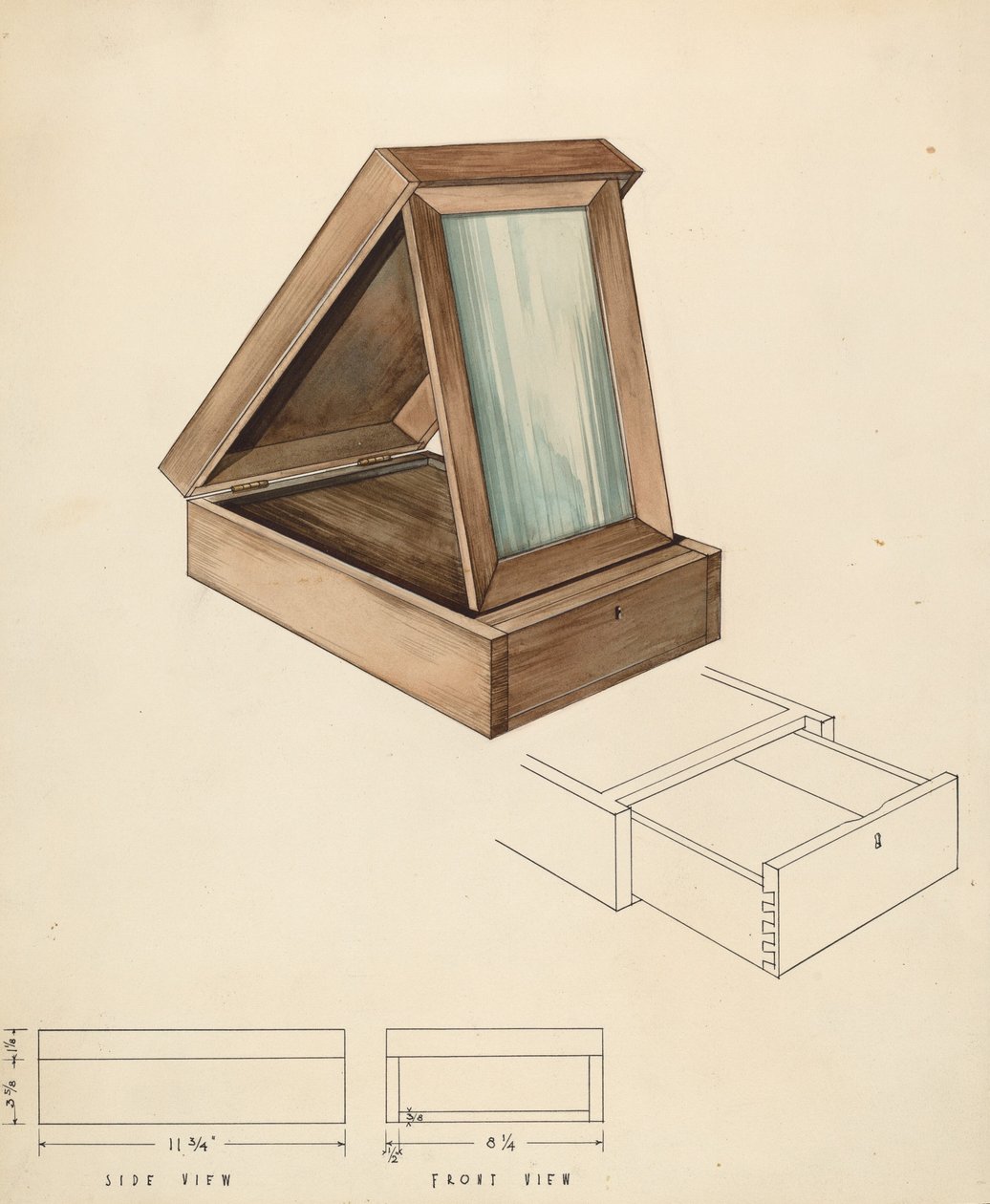 Bishop Hill: Dressing Case, 1936 - Kurt Melzer