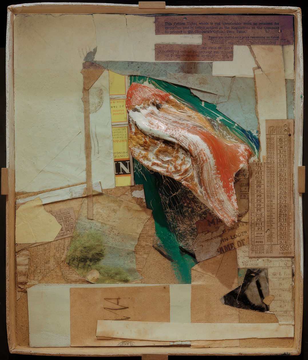Sans titre (Image avec bois de racine ou Composition avec boîte) - Kurt Schwitters