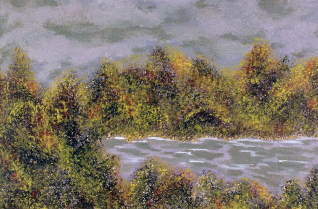 Tempête silencieuse, 2004 (acrylique sur papier) - Kurtis L. Miller