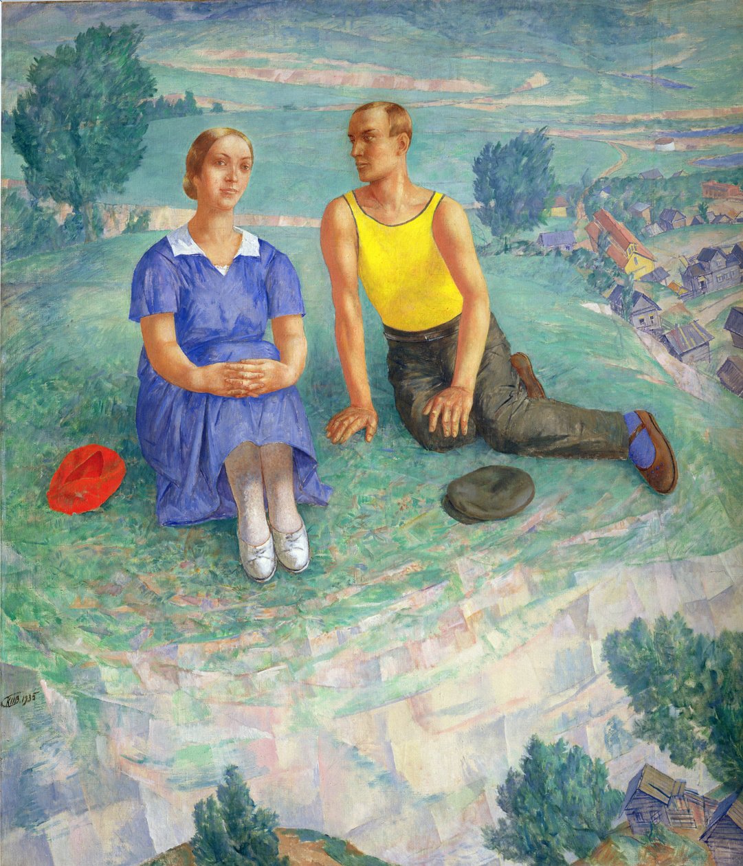 Printemps, 1935 - Kuzma Sergeevich Petrov Vodkin