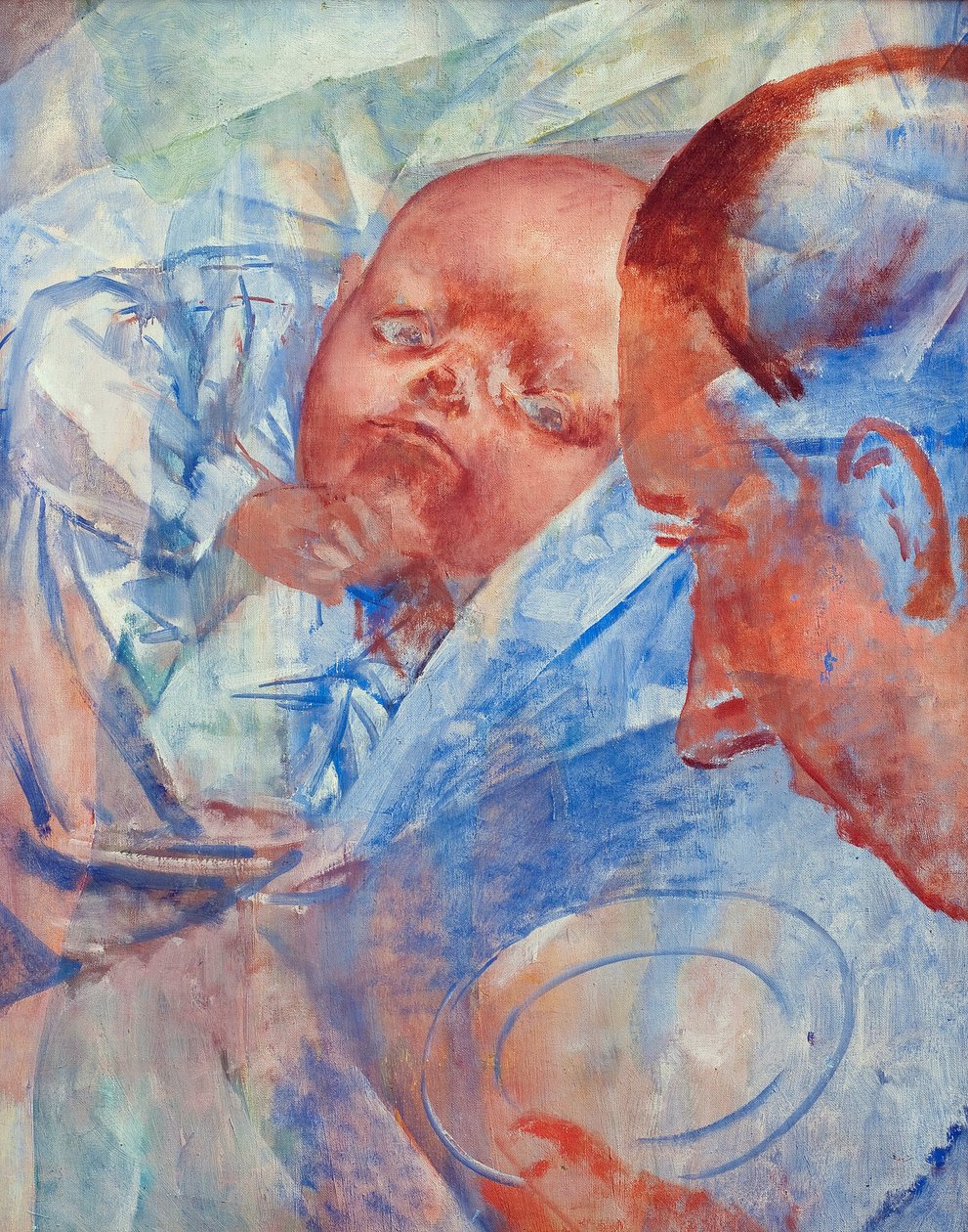 Mère et enfant - Kuzma Sergeevich Petrov Vodkin