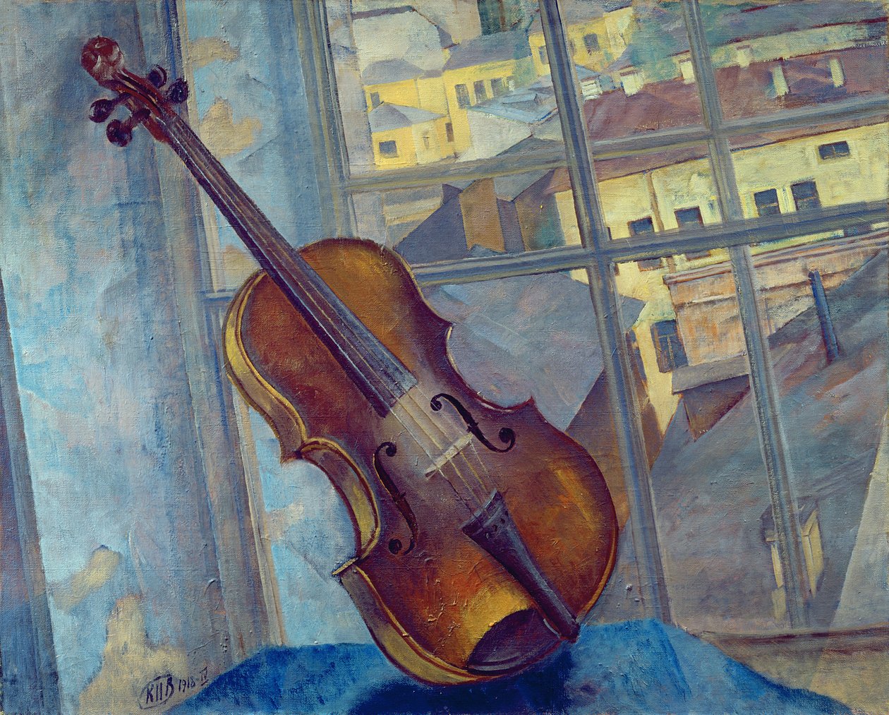 Violon, 1918 - Kuzma Sergeevich Petrov-Vodkin