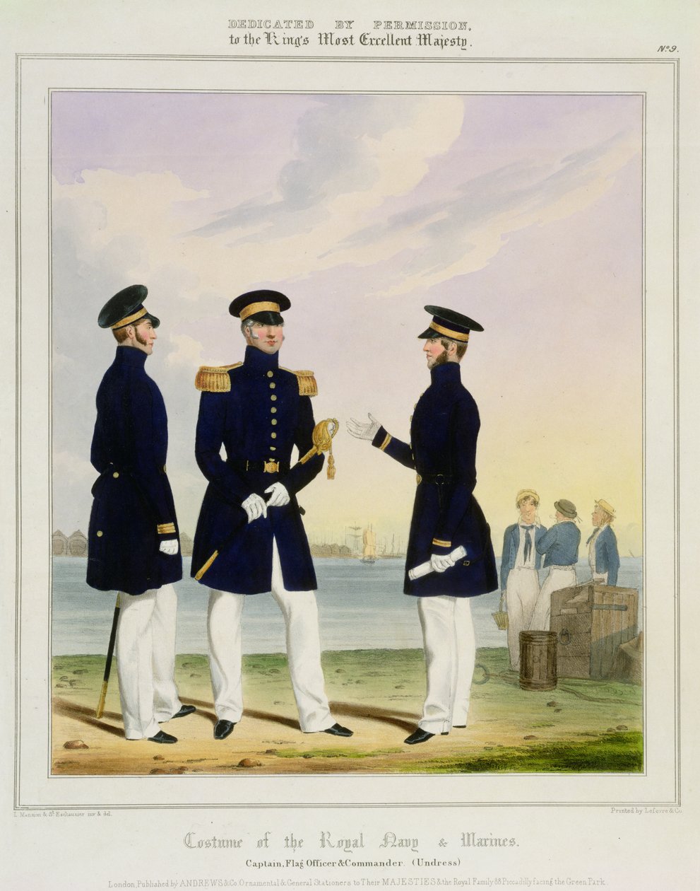 Capitaine, Officier de pavillon et Commandant (Tenue de service) planche 9 de 
