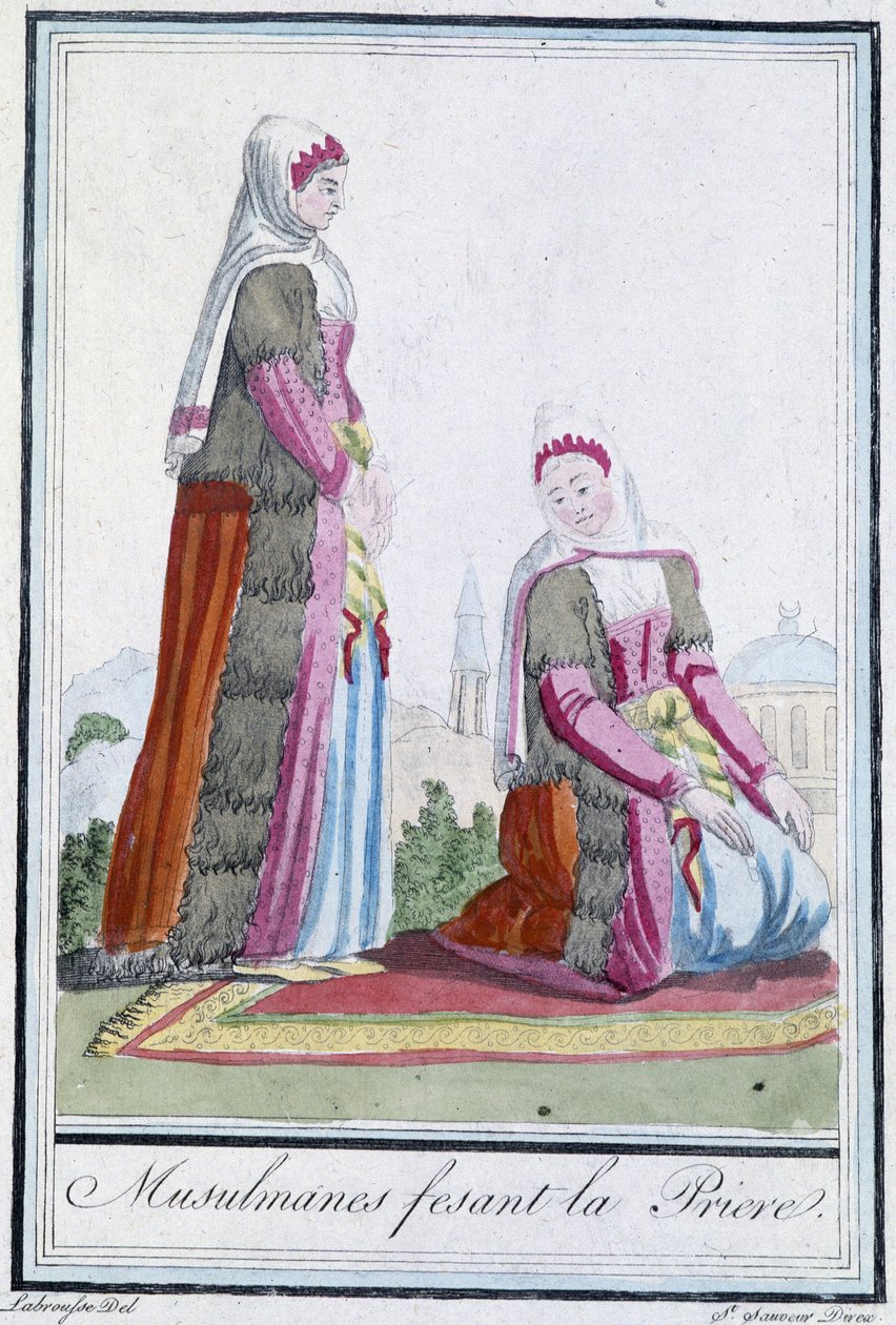 Musulmans en prière - L.F. Labrousse