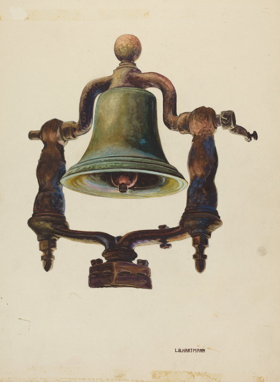 Cloche de locomotive - L. B. Hartmann