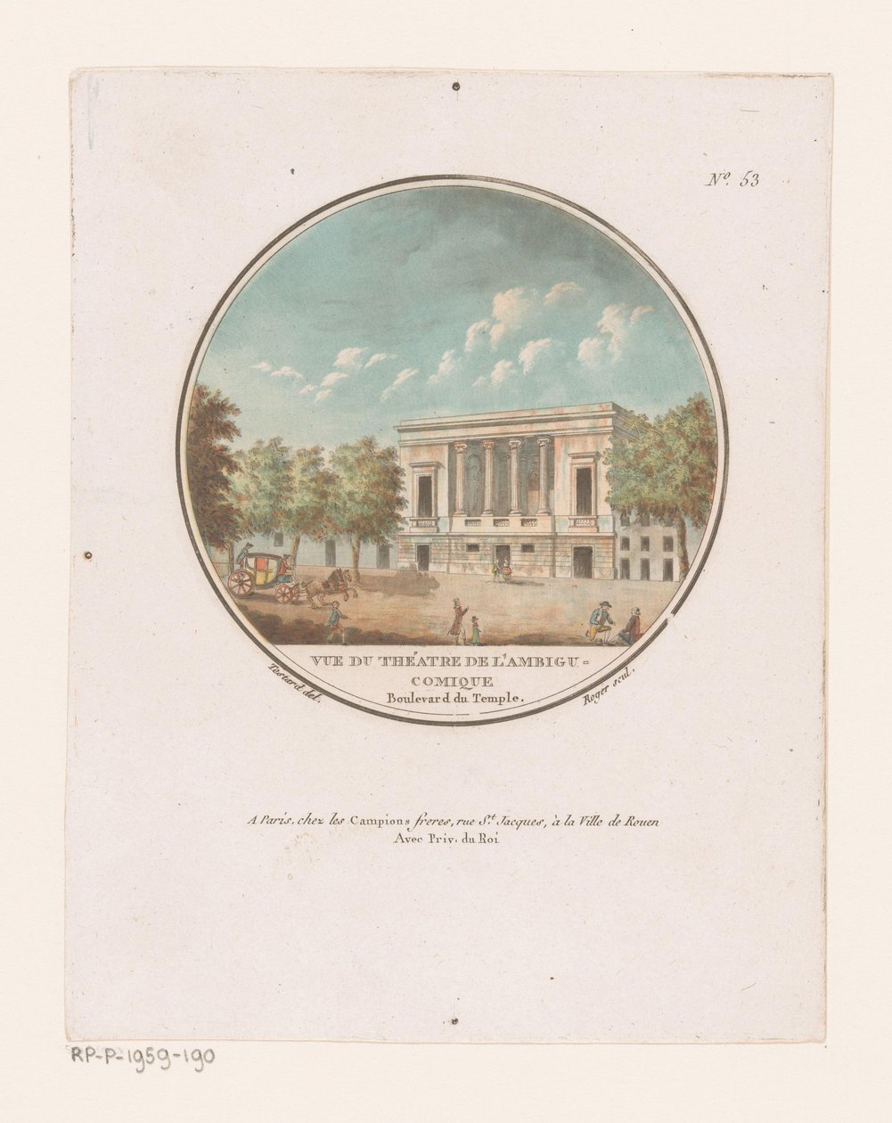 Vue du théâtre de l