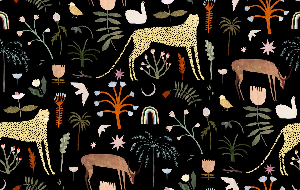 Motif de jardin sauvage, 2018 - Léa Le Pivert