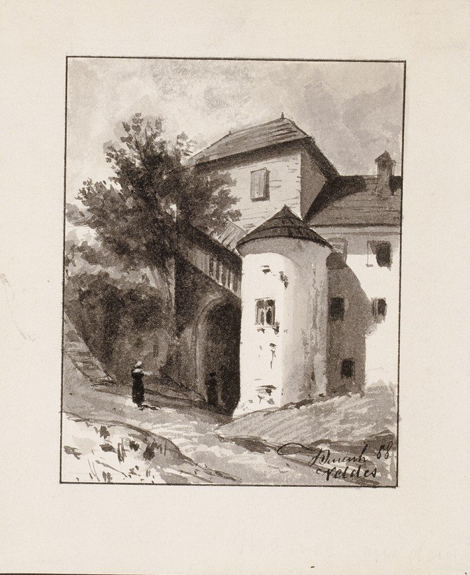 Entrée au château de Bled - Ladislav Benesch
