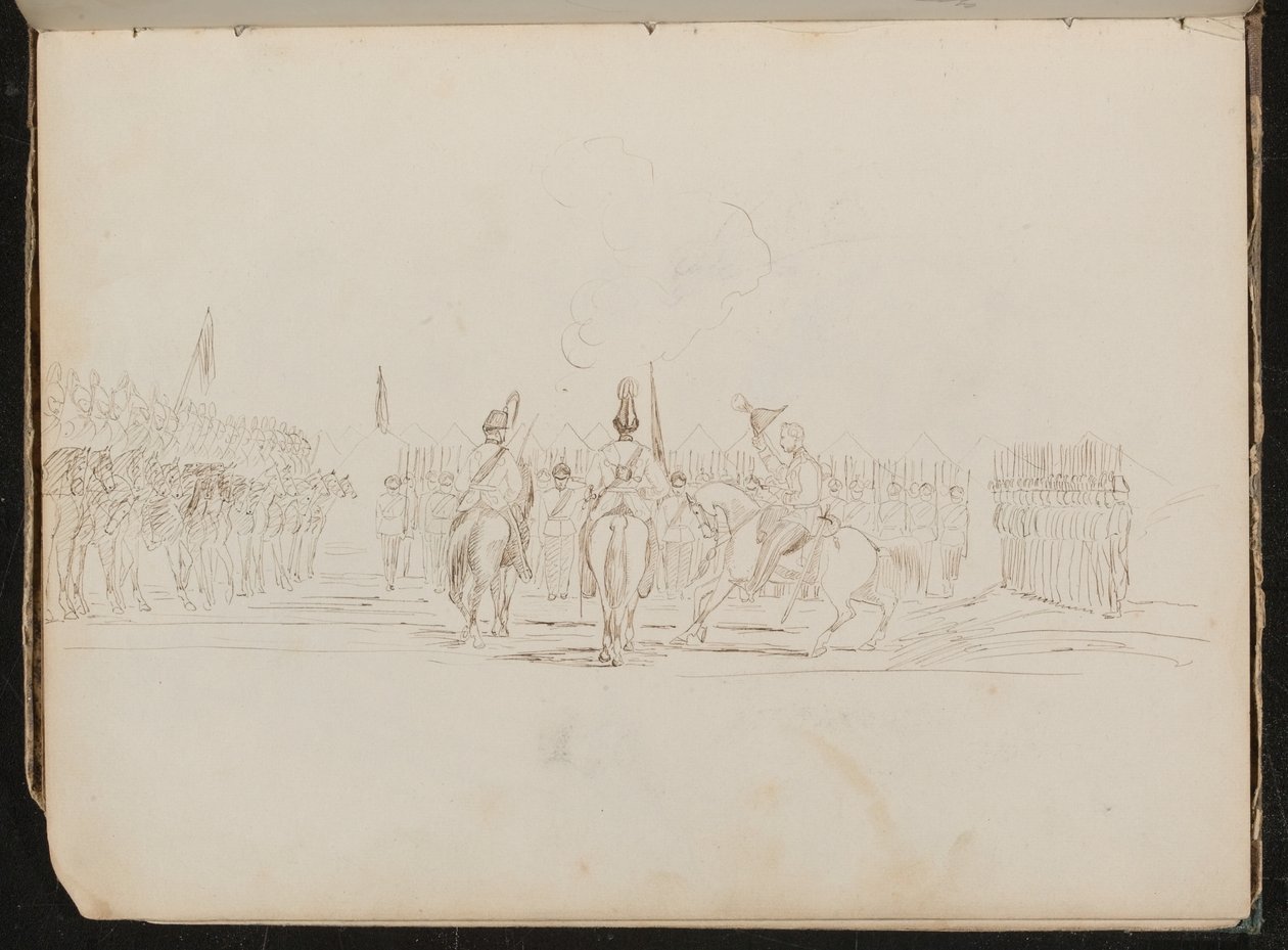 Étude de trois soldats de haut rang - Lady Butler