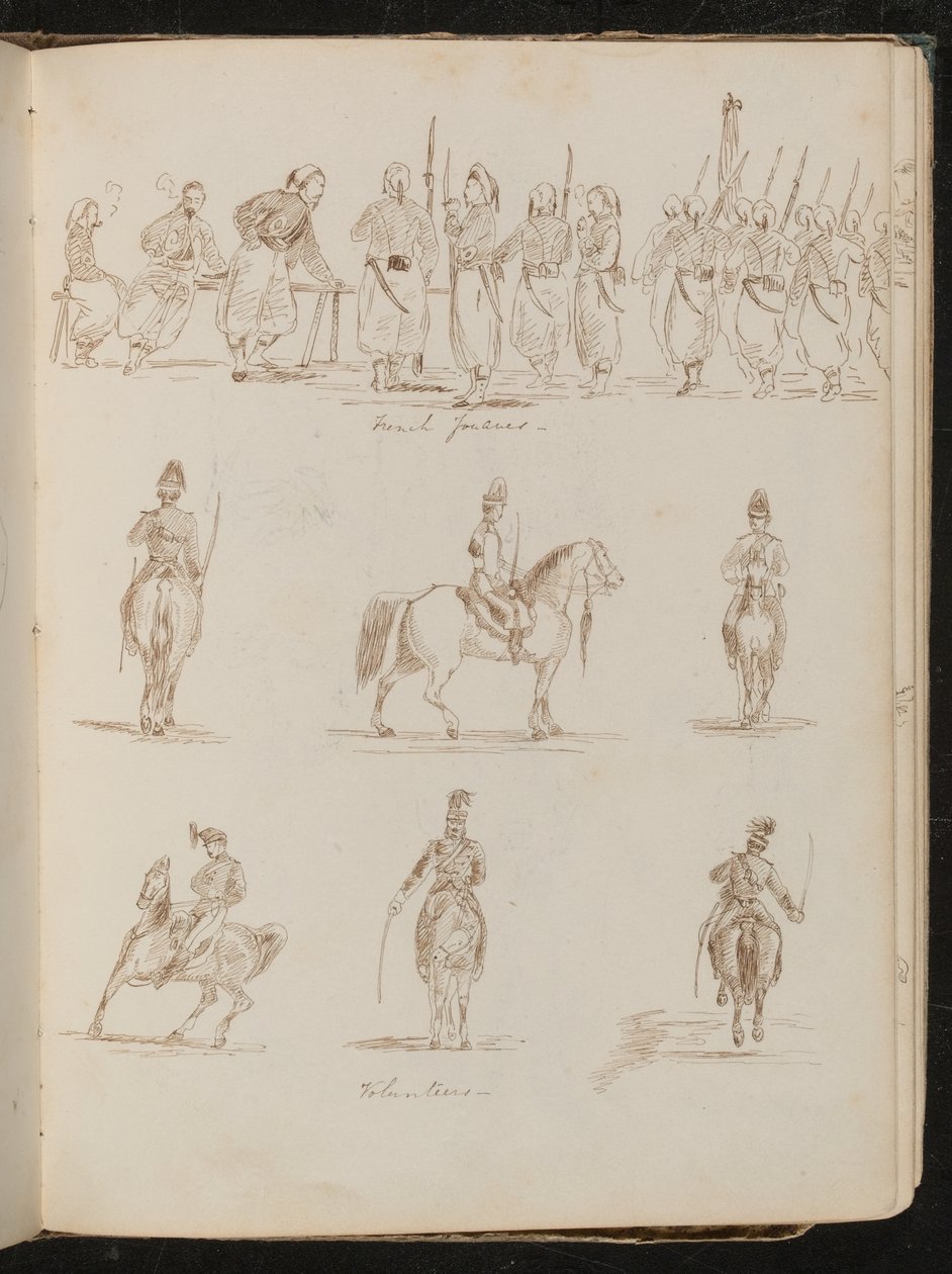 Étude de vingt et un soldats - Lady Butler