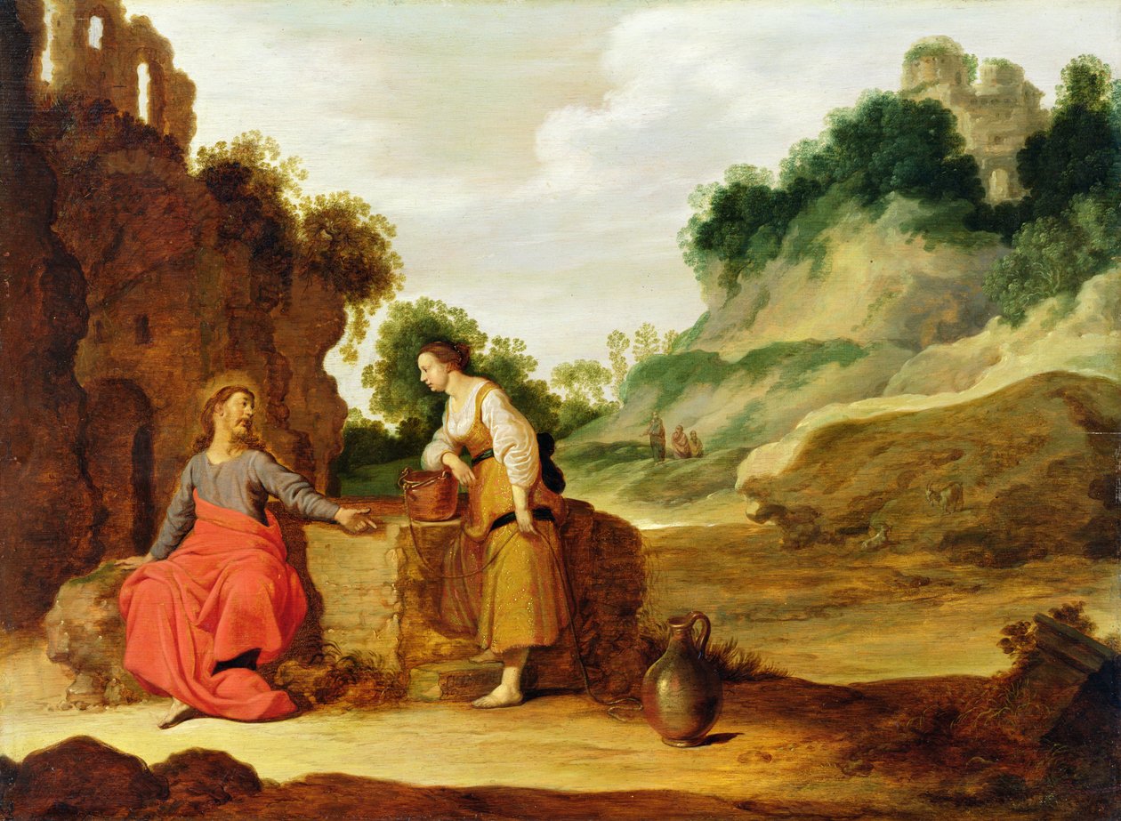 Le Christ et la femme de Samarie, 1635 - Lambert Jacobsz or Jacobs