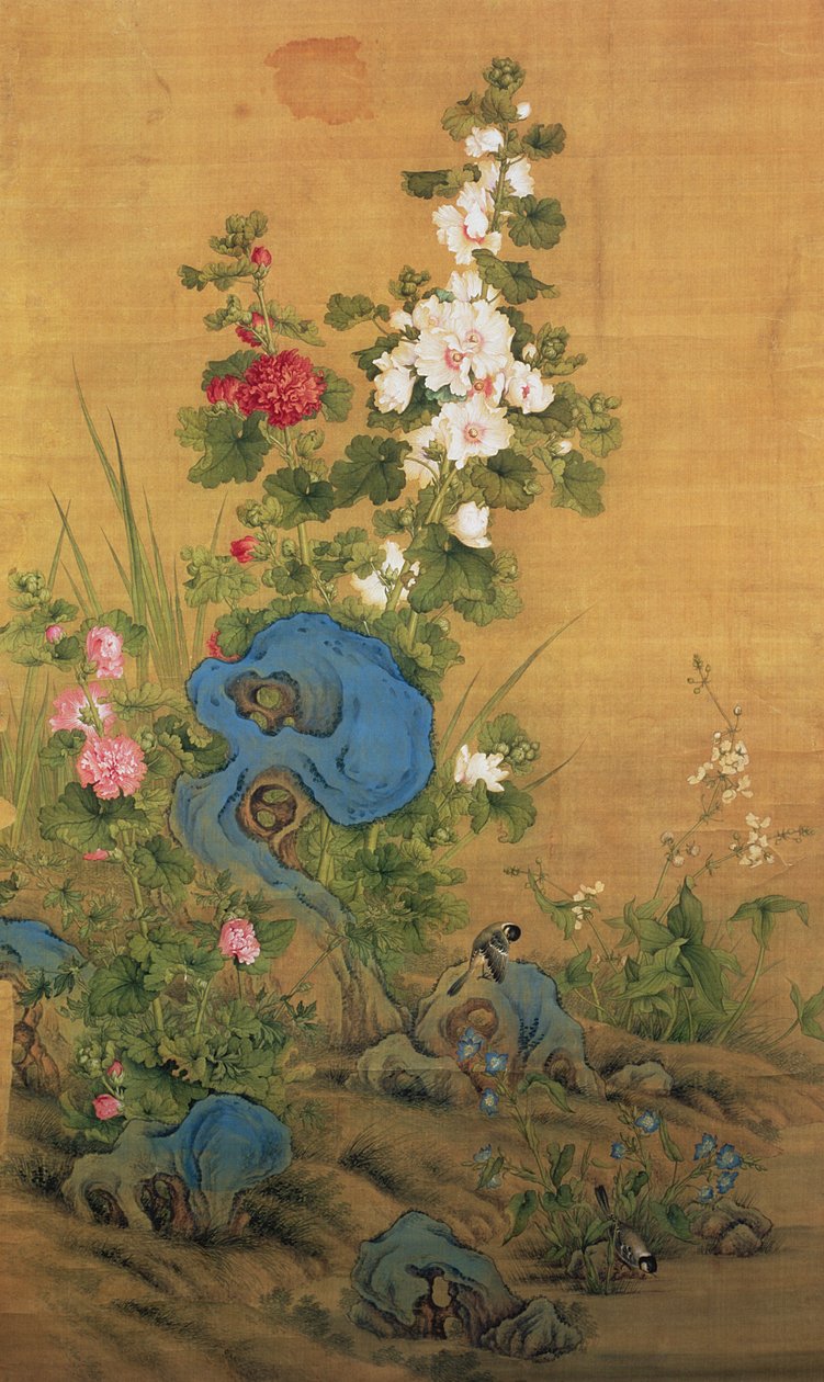 Hibiscus et oiseaux - Lang Shining