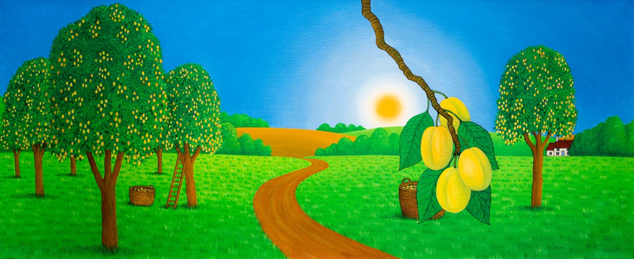 Prunes dorées de Hereford, 1991 - Larry Smart