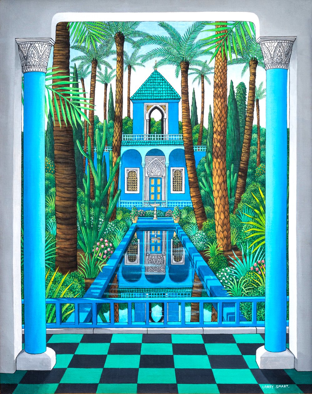 Reflets de Marjorelle, 1998 - Larry Smart