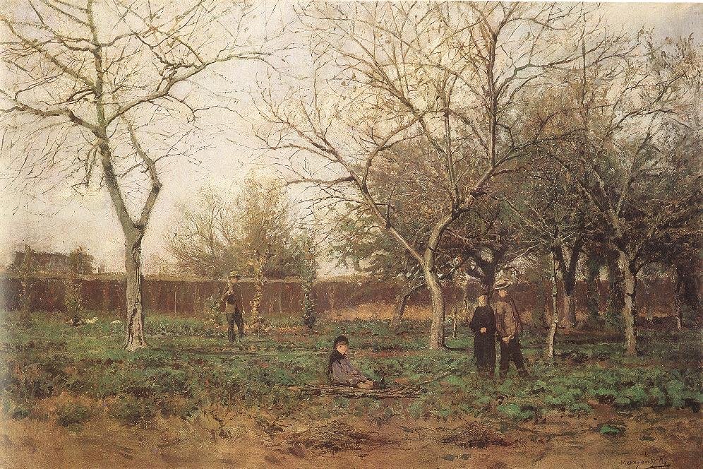 Im Garten von Laszlo Mednyanszky