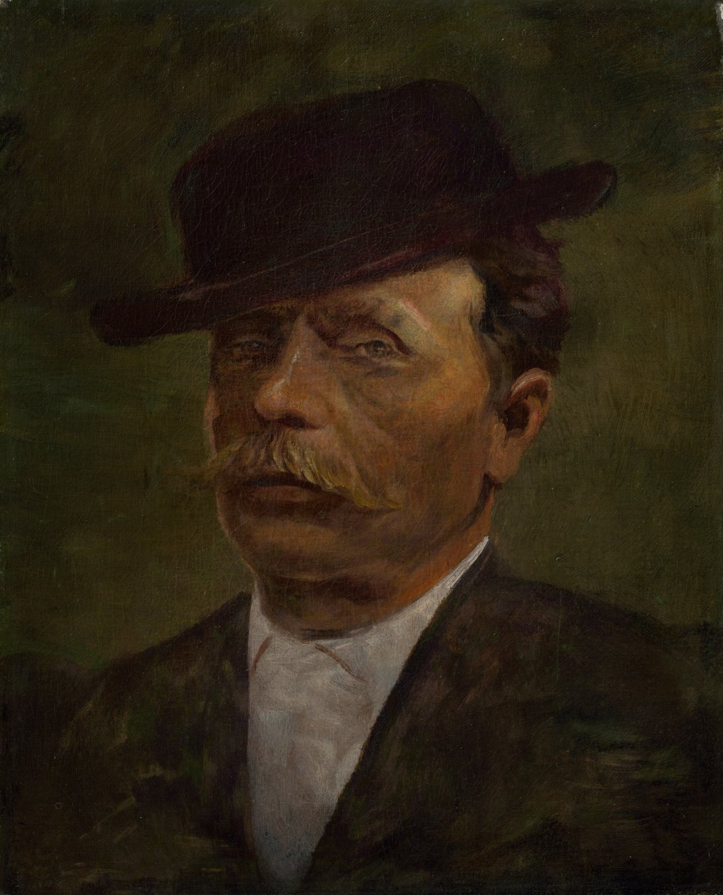 Vieil homme avec moustache - Laszlo Mednyanszky