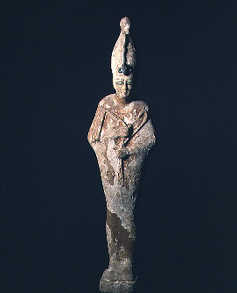 Figure en bois et gesso d