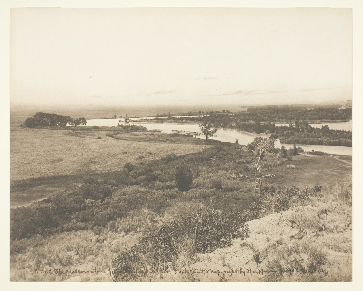 Le Yellowstone depuis le pilier de Pompey - Laton Alton Huffman