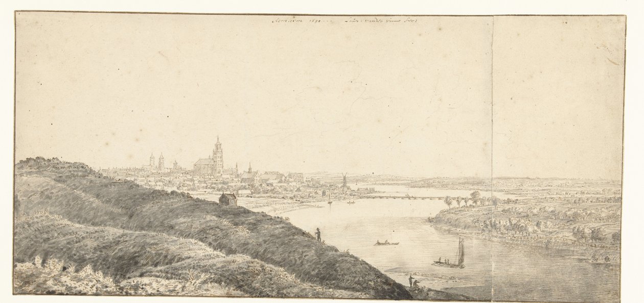 Vue sur Arnhem - Laurens Vincentsz. van der Vinne