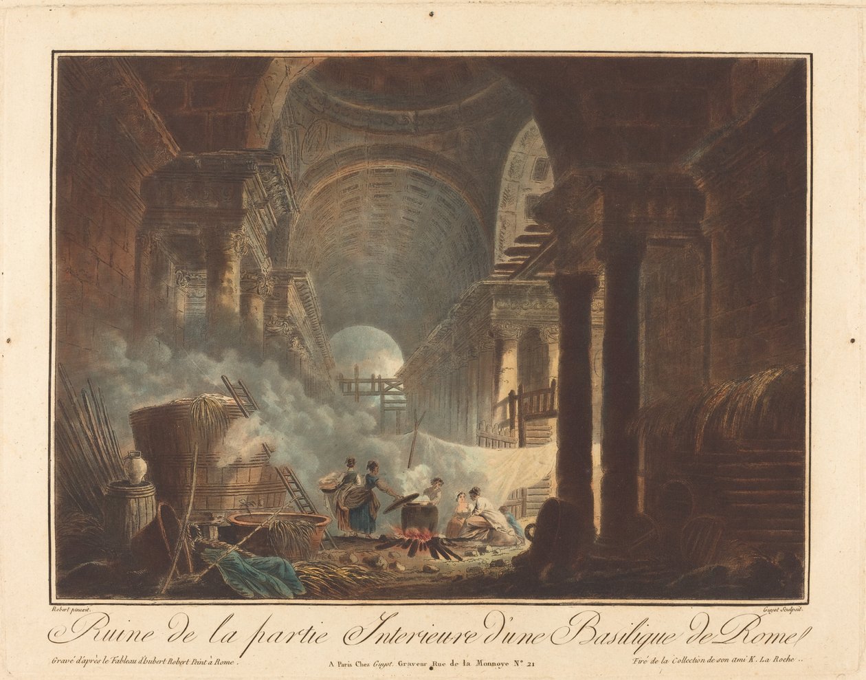 Ruine de la partie intérieure d