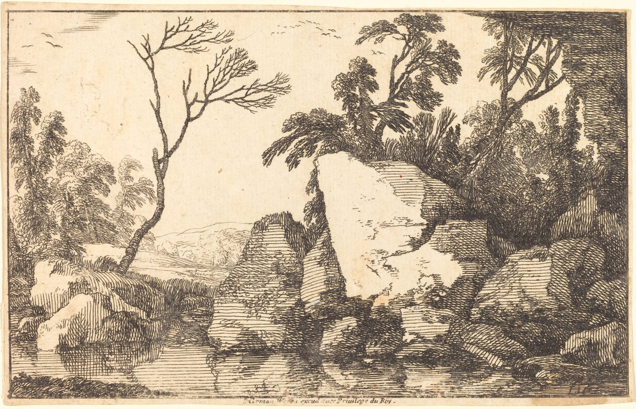 Étang rocheux - Laurent de la Hyre