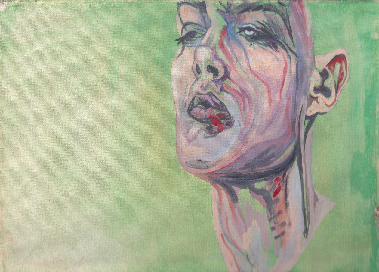 Drip, c.2017 (acrylique sur toile) - Laurie Michaels