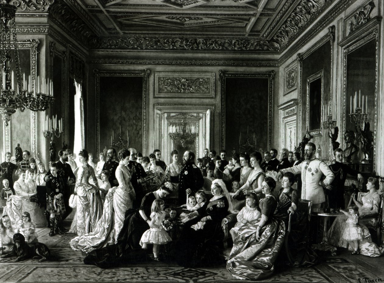 La famille de la reine Victoria, 1887 - Laurits Regner Tuxen