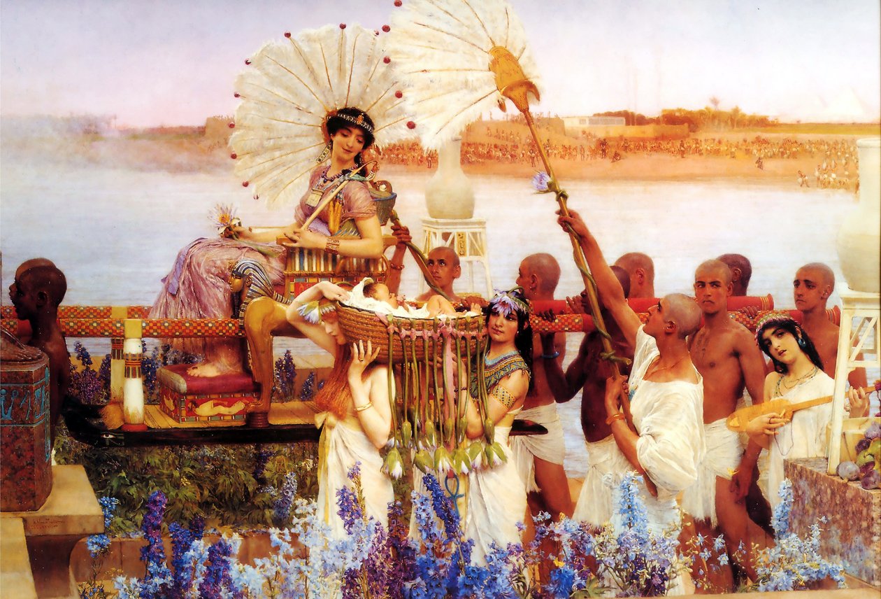 La découverte de Moïse - Lawrence Alma Tadema