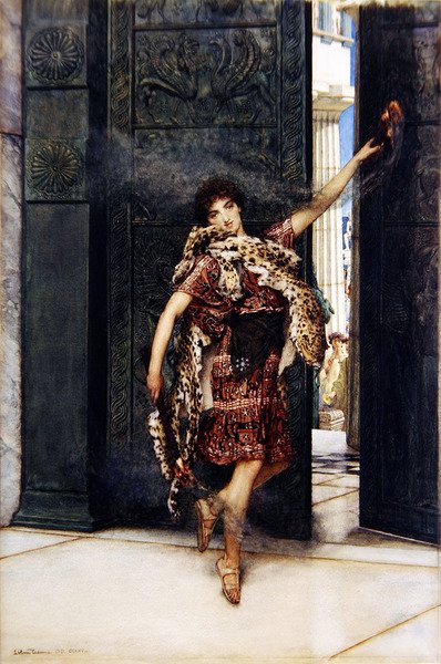 Danse devant la Thymele (détail) - Lawrence Alma Tadema
