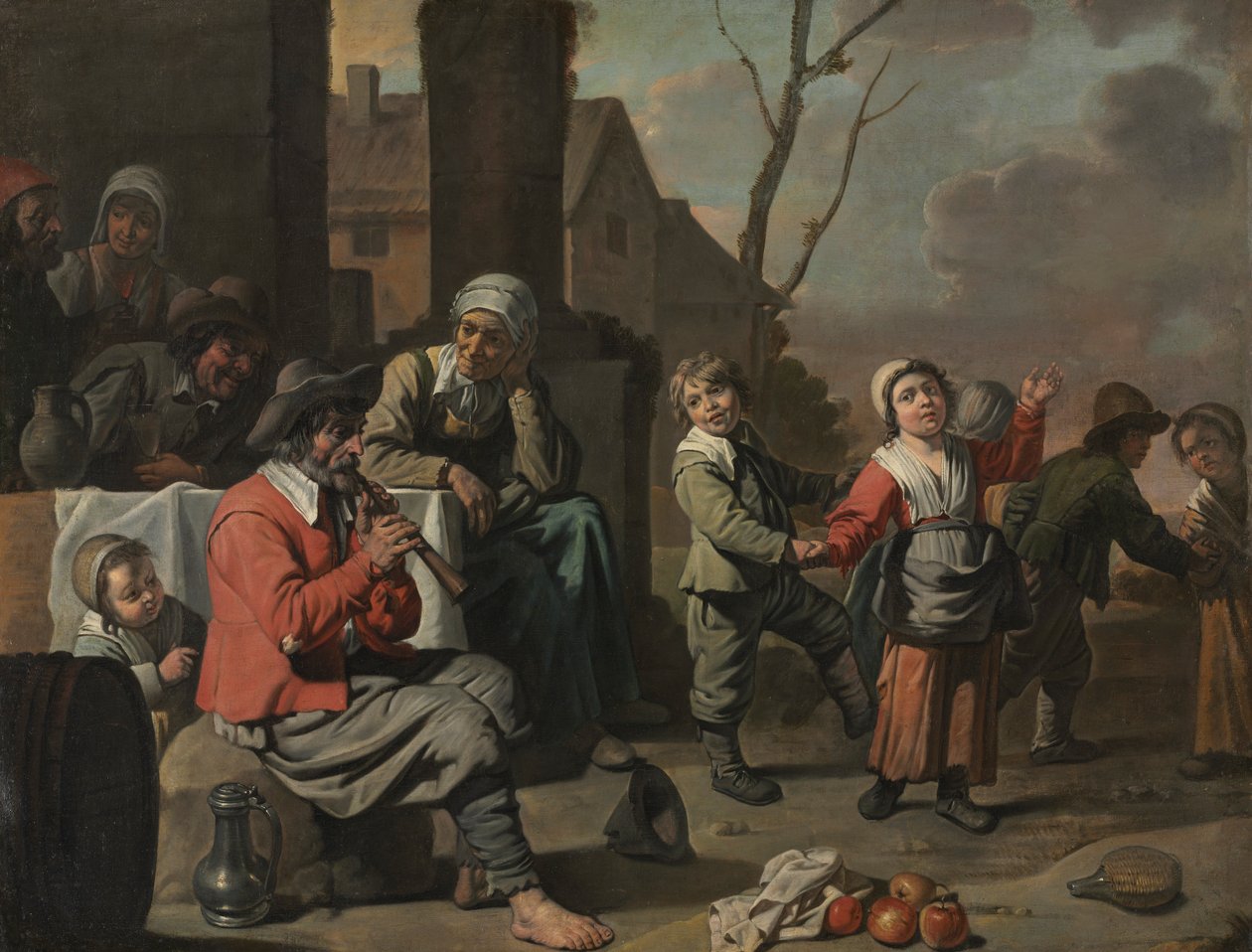 Enfants paysans dansant, années 1650 - Le Nain