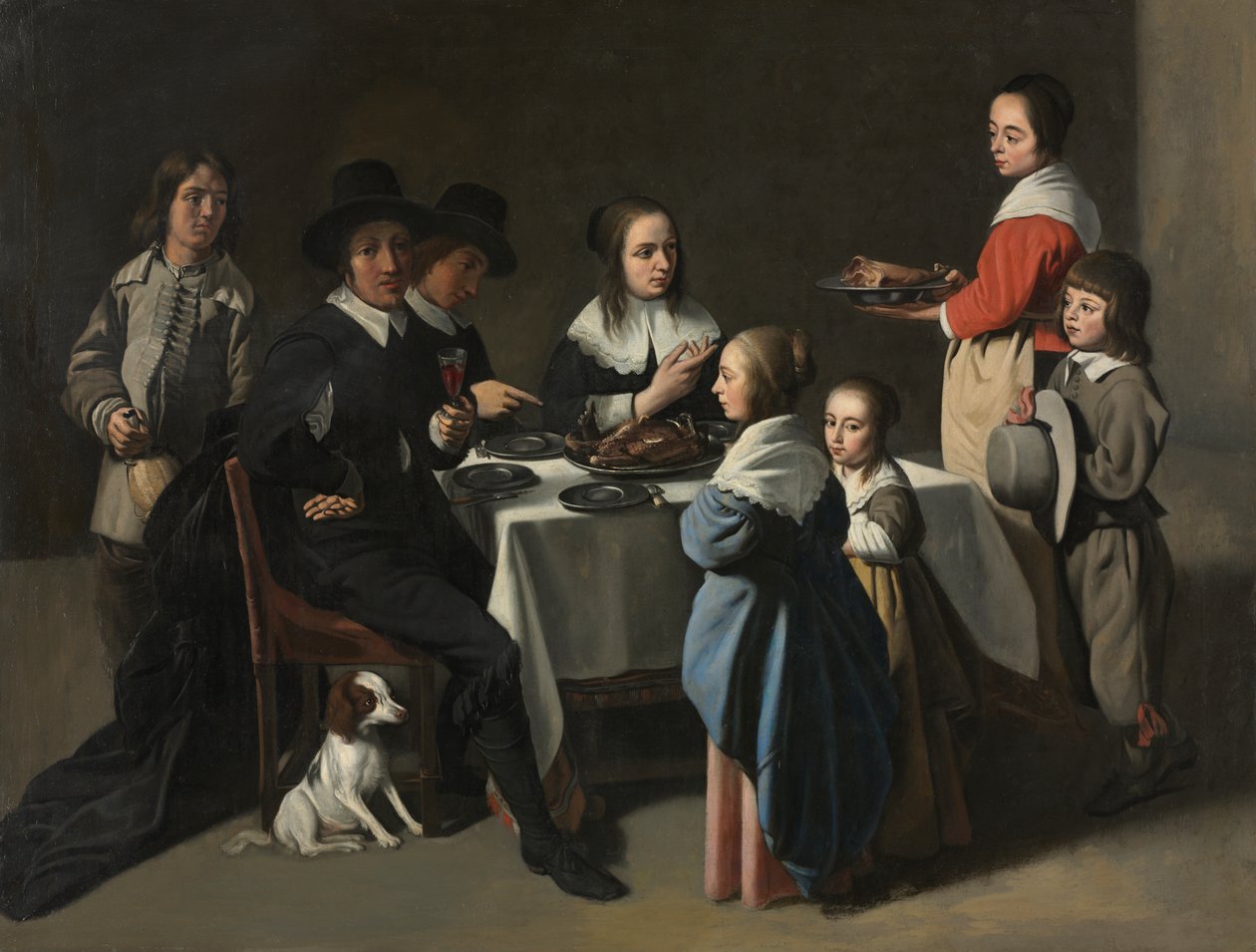 Le Nain - Un repas de famille, vers 1645-55 ou plus tard - Le Nain Brothers