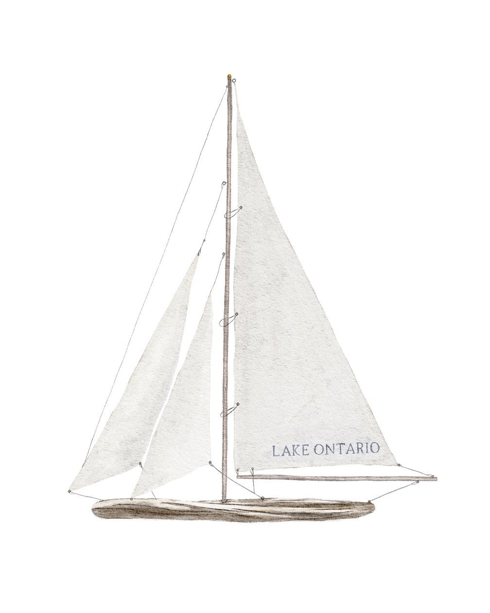 Voilier sur le lac Ontario, vers 2022 - Leah Straatsma