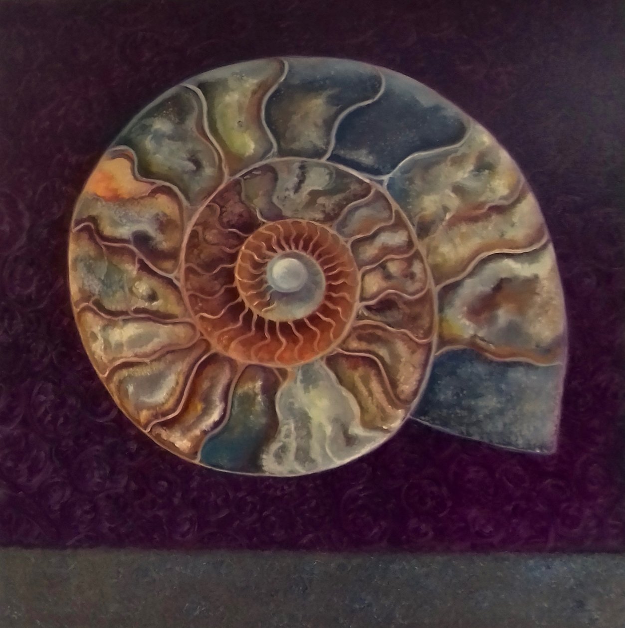 Ammonite, Magenta, 2021 - Lee Campbell