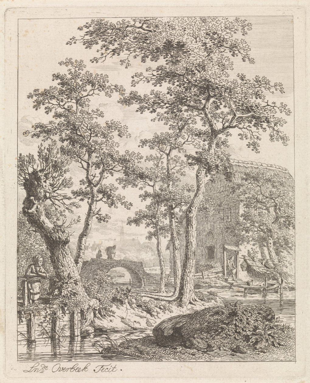 Ferme au bord de l
