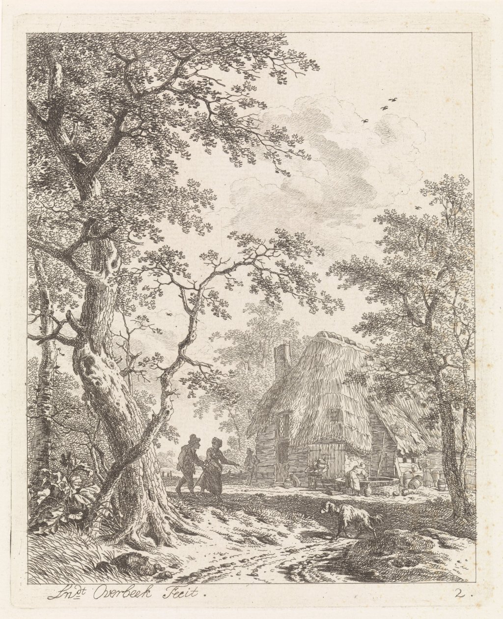 Deux promeneurs près d