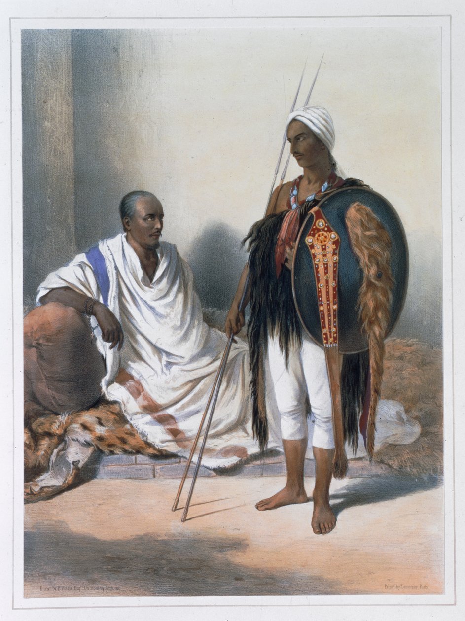 Prêtre et guerrier abyssinien - Lemoine