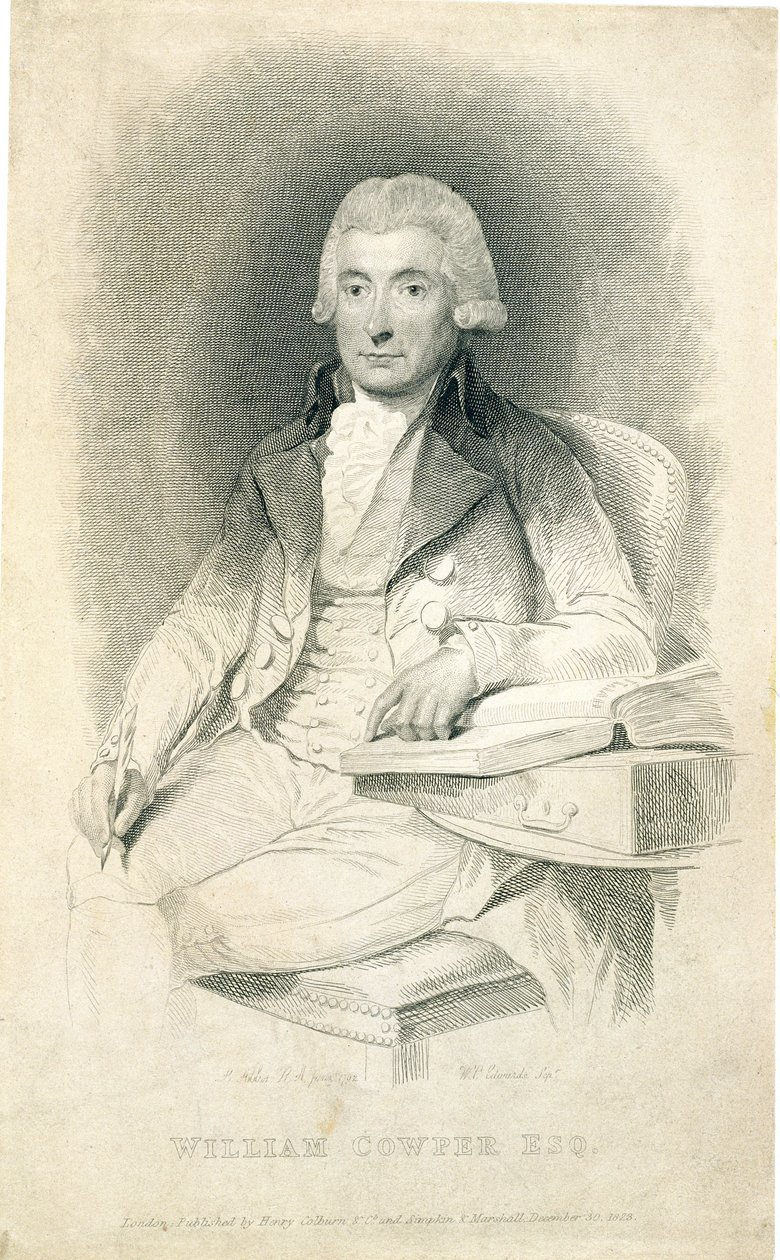 William Cowper, gravé par W.C. Edwards, 1823 - Lemuel Francis Abbott