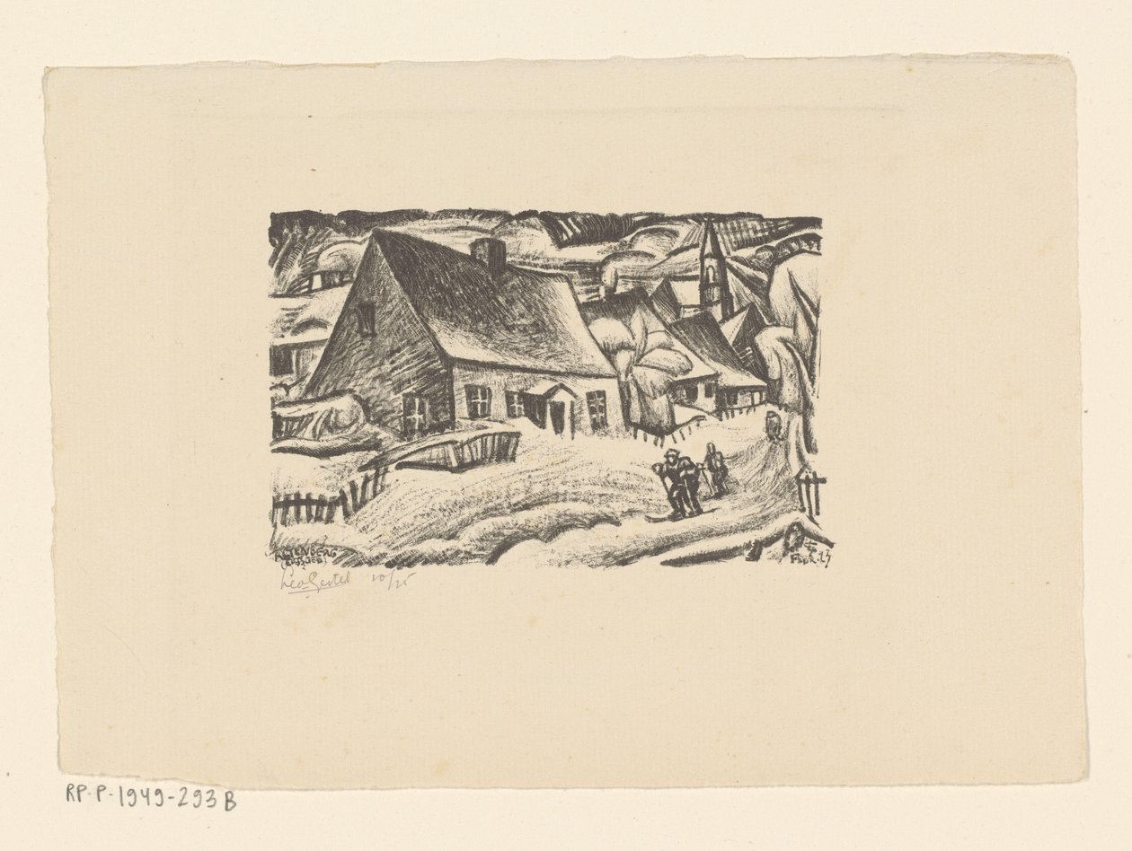 Altenberg (Monts Métallifères) - Leo Gestel (signed by artist)