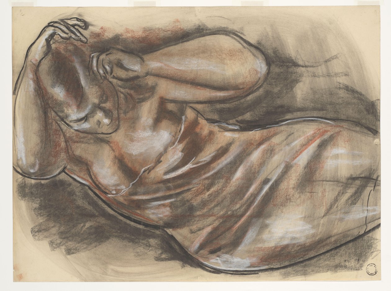 Nu couché - Leo Gestel (signed by artist)
