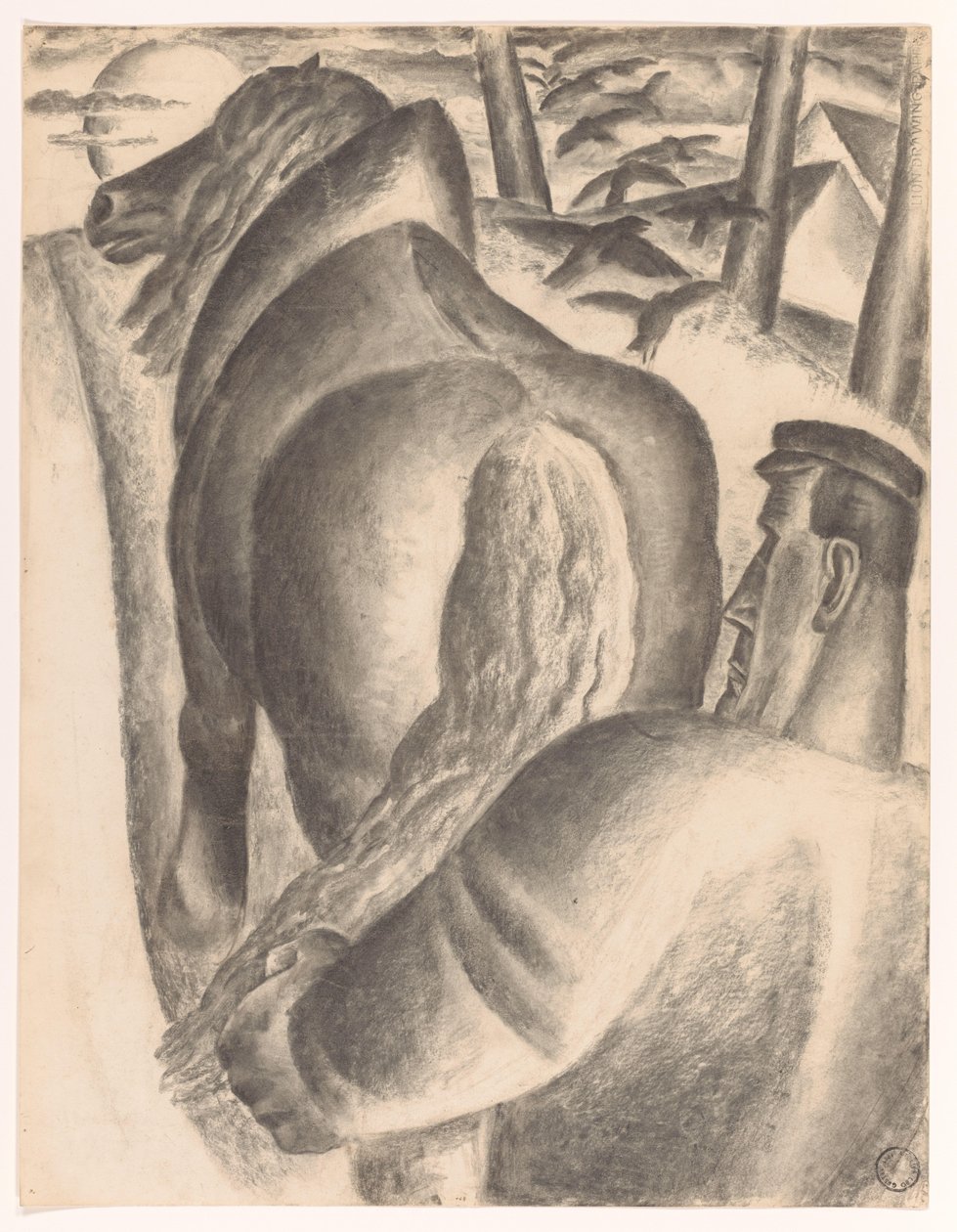 Paysan avec une charrue - Leo Gestel