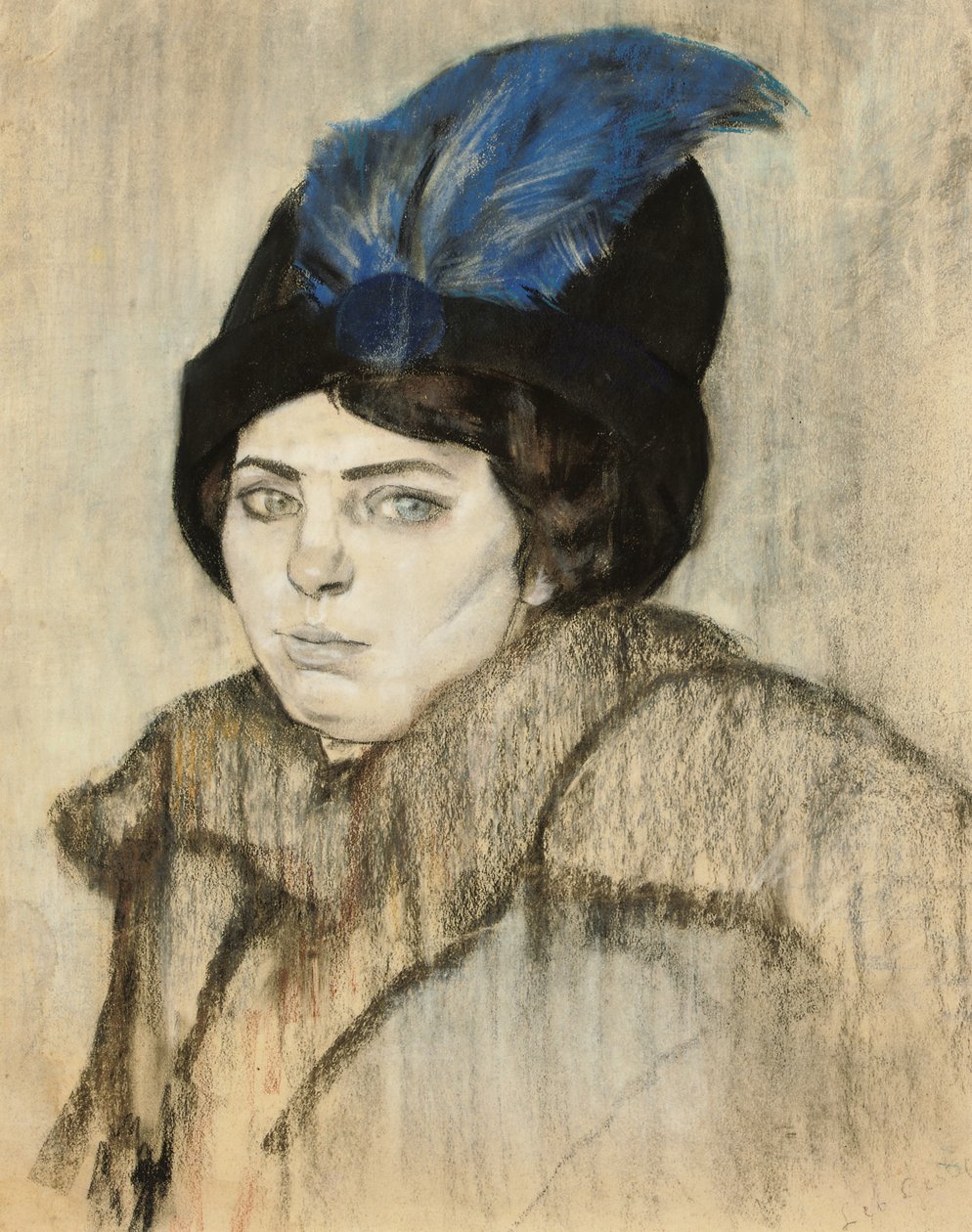 Portrait de Marie Boendermaker-Schoenmaker - Leo Gestel