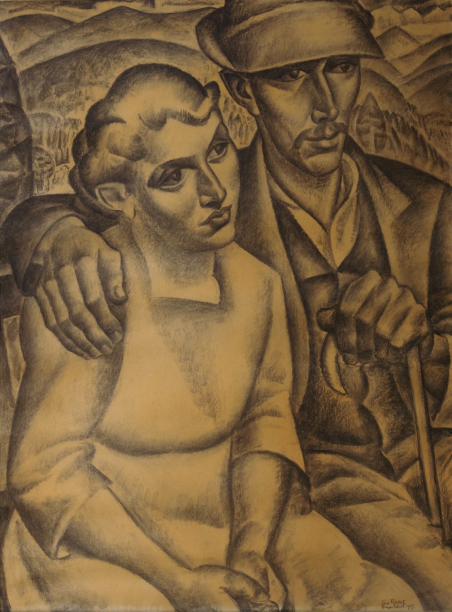 Les Fiancés dans la forêt de Bavière - Leo Gestel