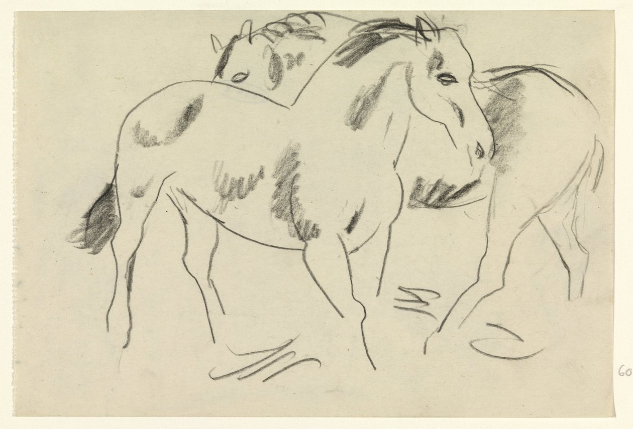 Deux chevaux - Leo Gestel